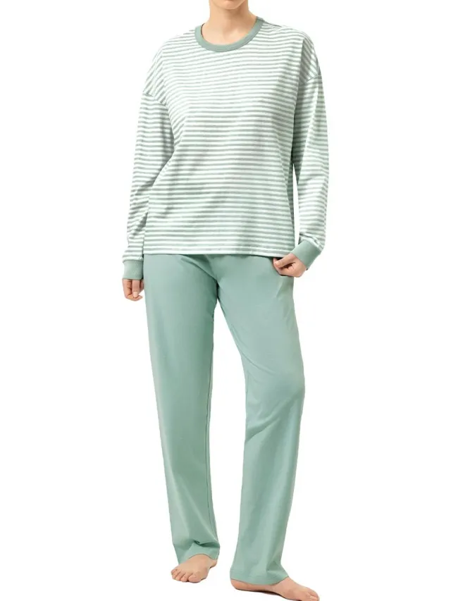 Mey Dames pyjama Sleep & Relax seasalt green