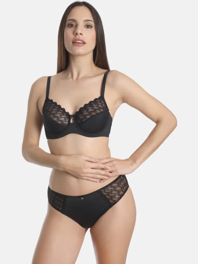 Sassa Mode Beautiful Classic slip zwart