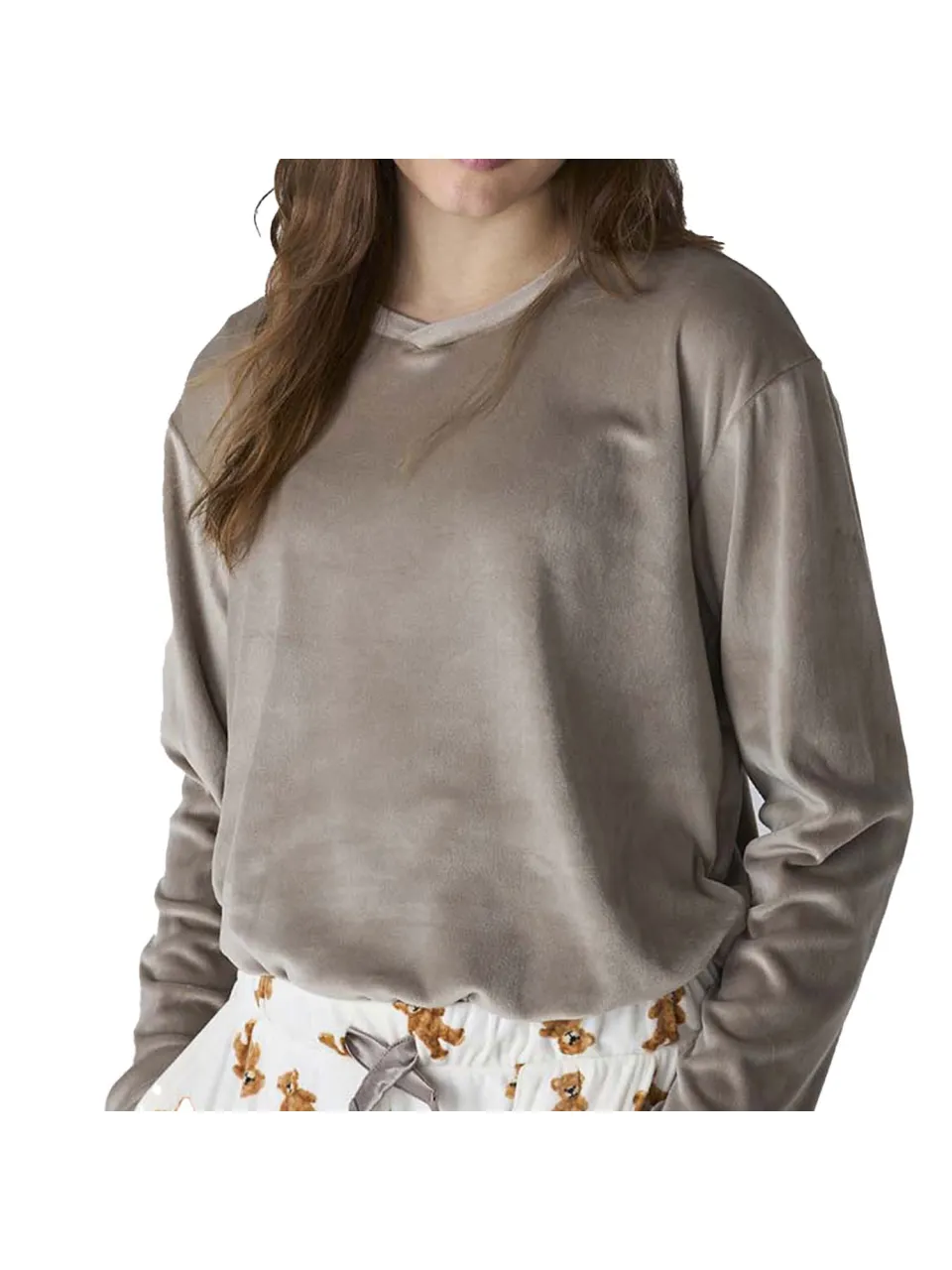J&J Brothers JJB4 pyjamaset beige, foto 2