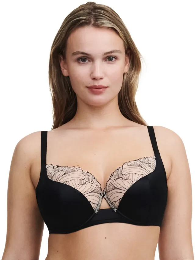 Chantelle Pulp Tattoo Love - Dames - Beugel bh - Zwart/Golden Beige
