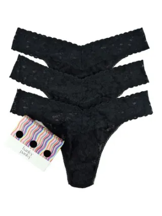 Hanky Panky Signature Lace Original Rise Thong zwart Zwart,Versch.kleure/Patroon