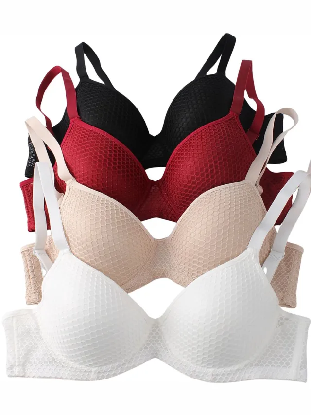 Currero BH Zonder Beugel - Strapless - Zonder Bandjes - Met Voorsluiting - Push-up Bh's - Comfort Beha - Comfortabel - Grote Sluiting - Veelkleurig - Cupmaat