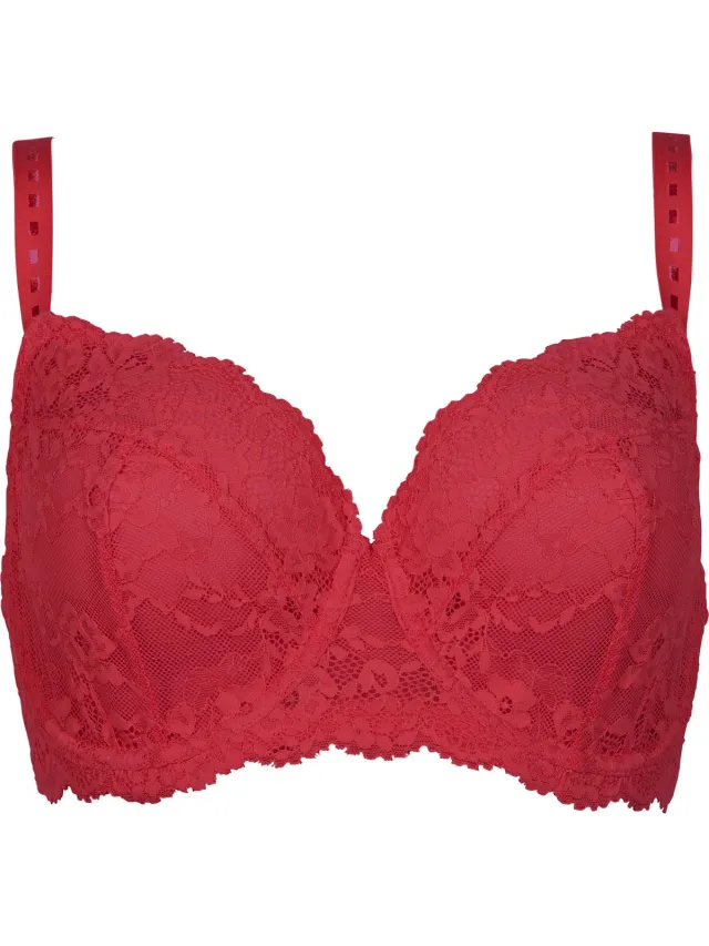 After Eden D-cup & up RECYCLED BH - Rood