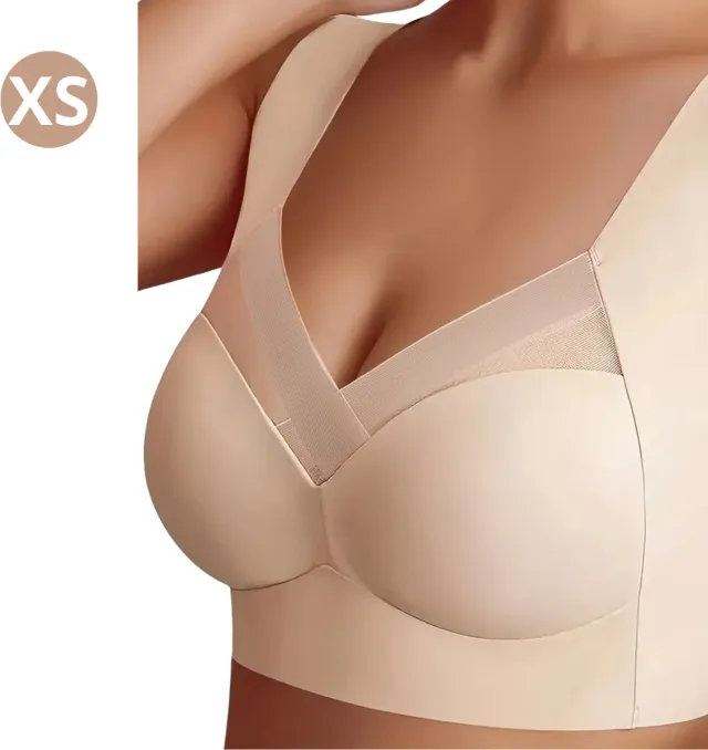 Livano BH Zonder Beugel - Zonder Bandjes - Push-up Bh's - Comfort Bh - Beige