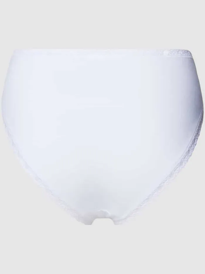 Sloggi Slip met schelprand in 3-pack wit, foto 2