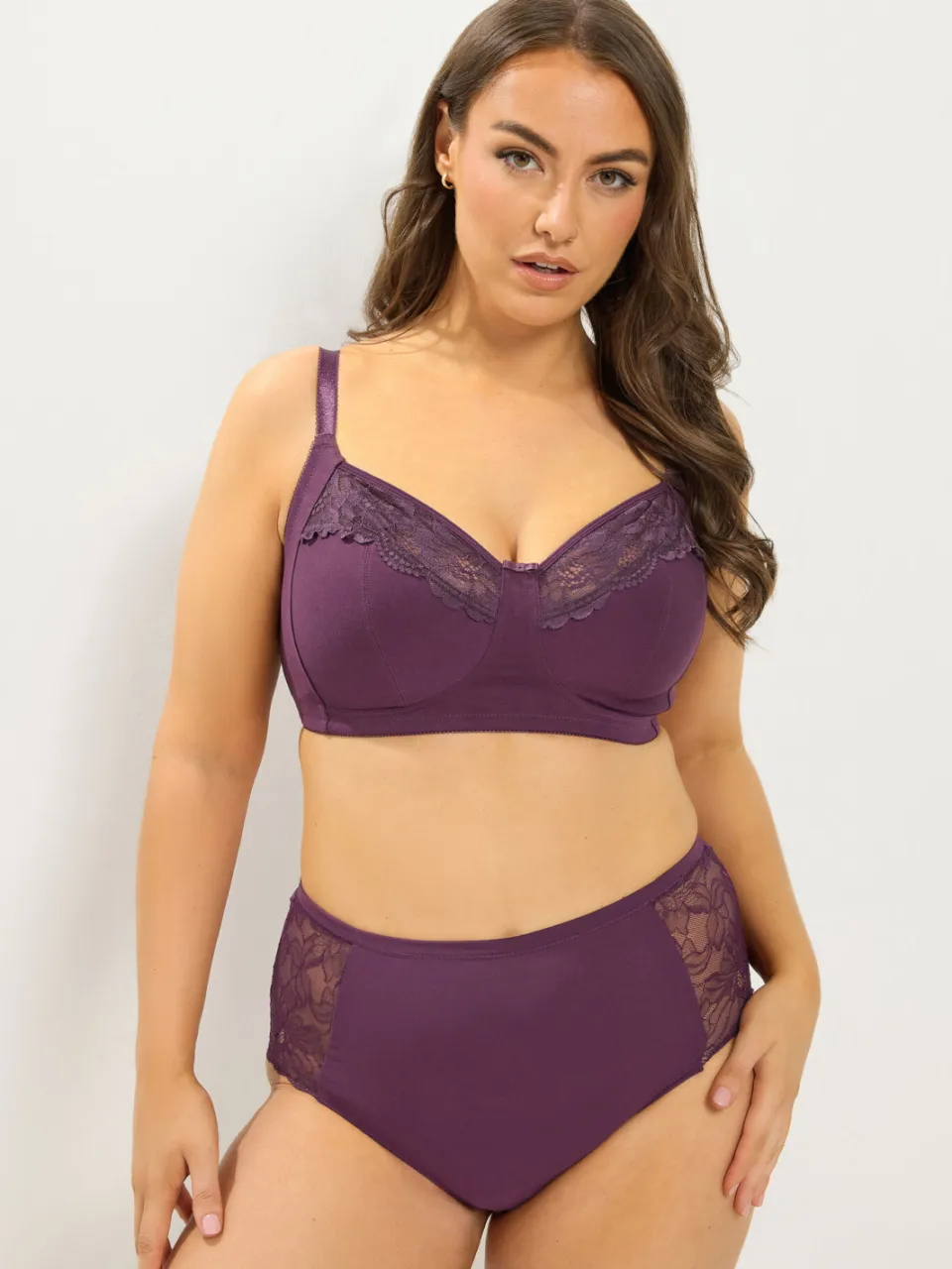 Yours Yourset 2Pack Zwarte En Paarse, Zonder Vulling En Zonder Beugels, Full Cupbh’Ssize, foto 3
