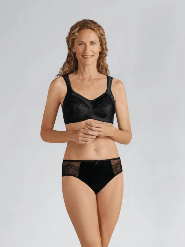 Amoena Prothese Bh Zonder Beugel Isadora SB Zwart - maat EU 100D / FR