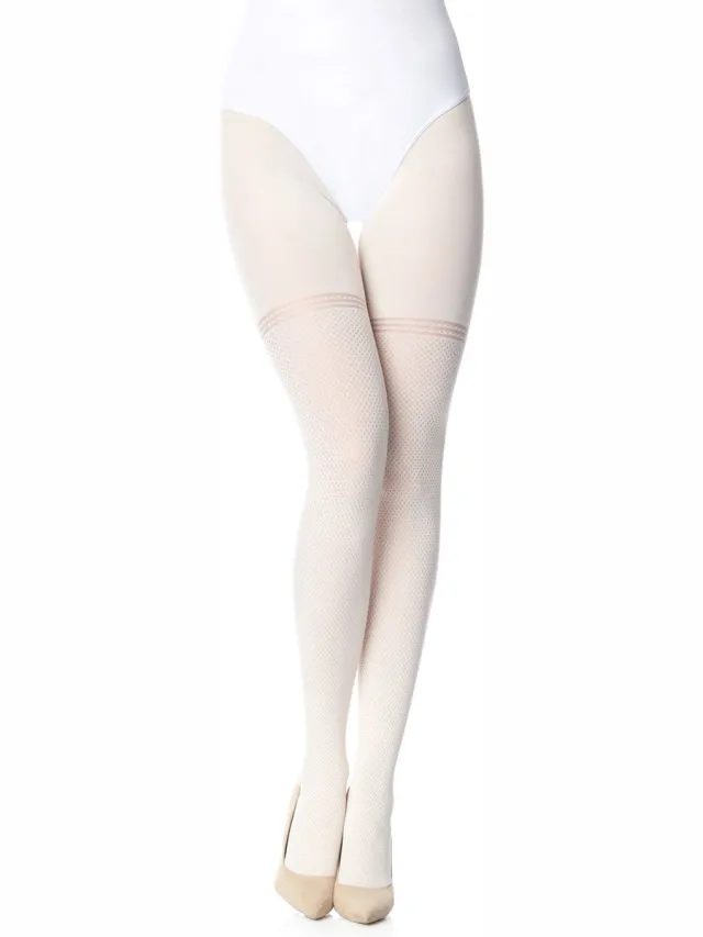 Merry Style Dames Panty – 60 DEN – Ecru-406 – L - MS-GB-408
