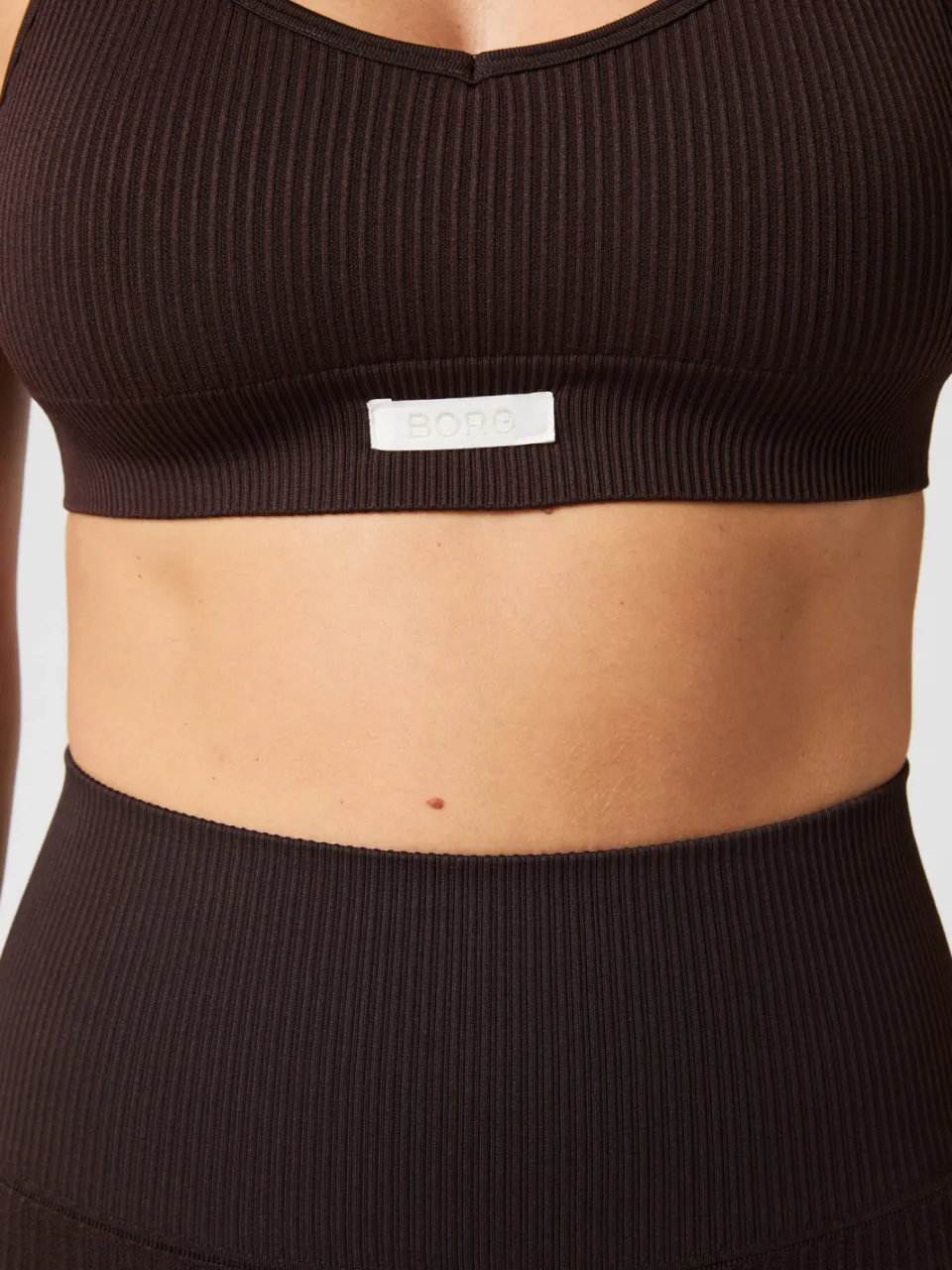 Björn Borg sport-bh light support bruin, foto 3