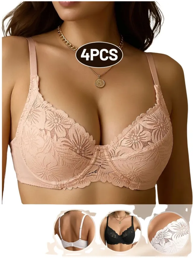 Currero BH Zonder Beugel - Strapless - Zonder Bandjes - Met Voorsluiting - Push-up Bh's - Comfort Beha - Comfortabel - Grote Sluiting - Veelkleurig 1 - Cupmaat