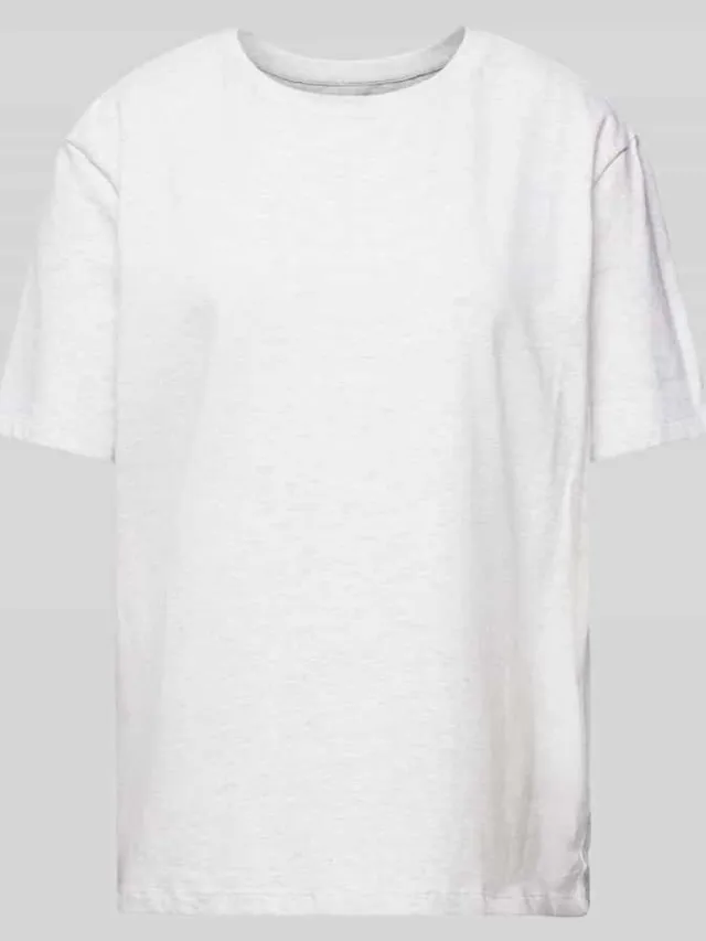 Schiesser T-shirt met ronde hals Lichtgrijs