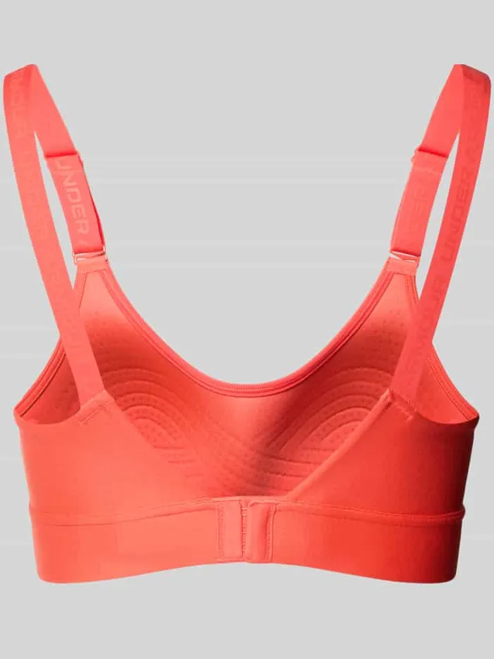 Under Armour Regular fit sportbeha met logoprint Model 'Infinity' rood, foto 2