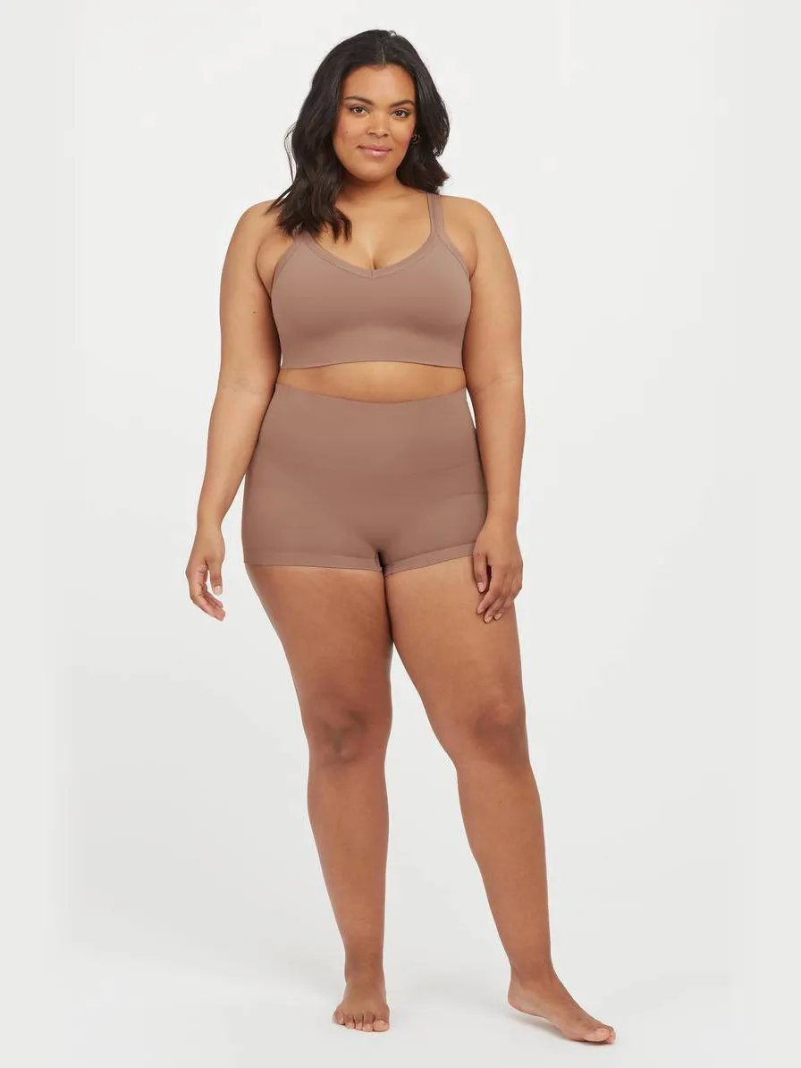 SPANX SPANXshape™ ExtraOrdinary seamless medium corrigerende Boyshort donkerbeige, foto 3