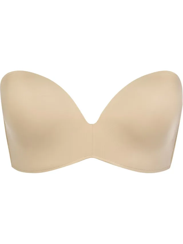 Wonderbra Perfect strapless Dames Beha - SKIN