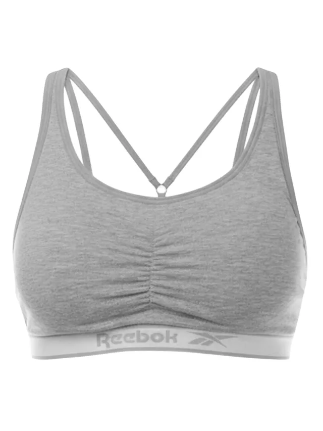 Reebok Dames/Dames Logo Sportbeha (Grijs)