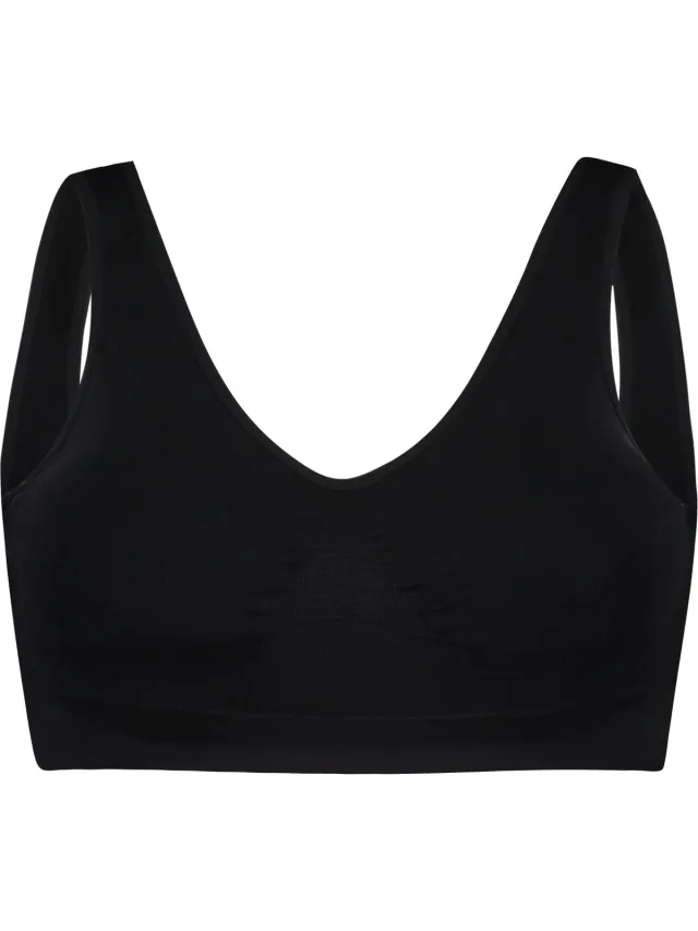 Hunkemöller Croptop Seamless - zwart black