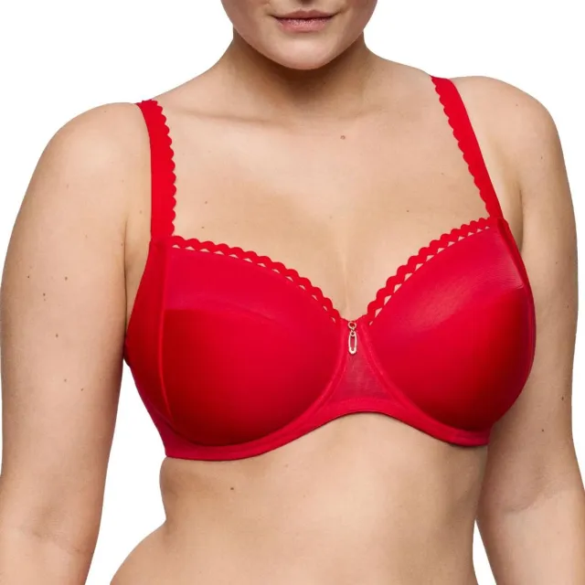 PrimaDonna Twist Wowgirl Beugel Bh volle Cup 0142600 True Red - maat EU 70C / FR Rood
