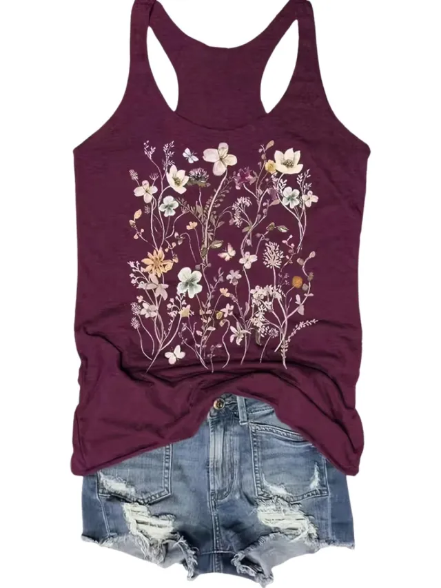 Currero Topje Dames - Top Kleding - Shirt - Blouse - Kort - Volwassen - Roodbruin Roodachtig Bruin