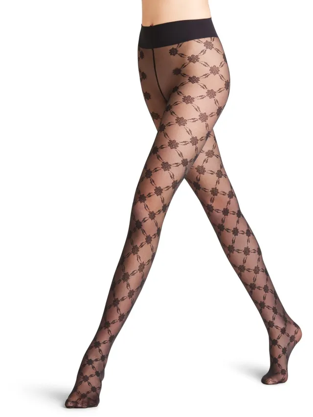 Falke High Waist Naked Grace 20 DEN transparent materiaal transparent 20 DEN Panty dames zwart zwart 3009