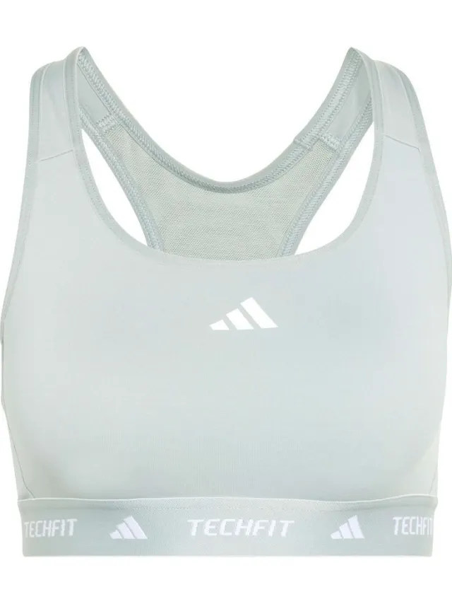 Adidas Techfit sportbeha groen