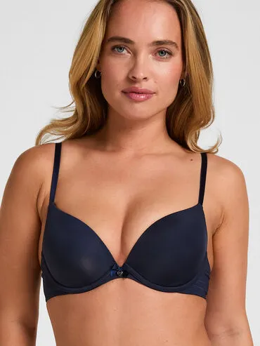 Hunkemöller Voorgevormde beugel bh Plunge Blauw