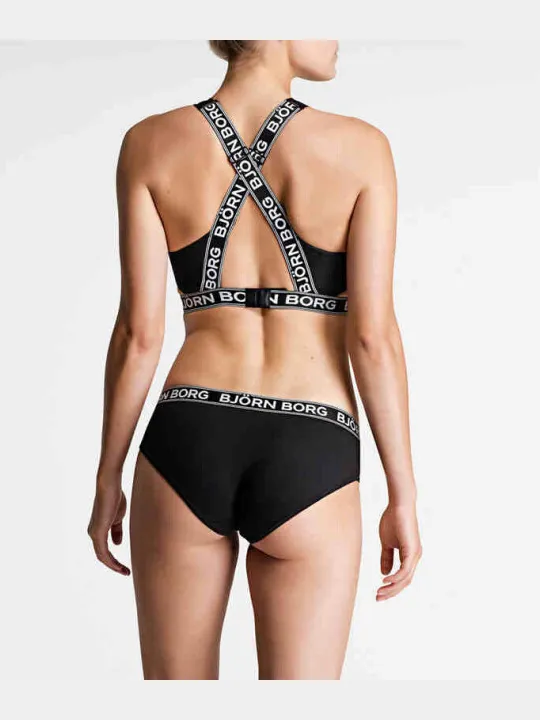 Björn Borg dames hipster cheeky 3-pack Zwart