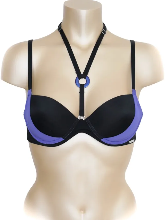 Sapph Pose - BH - zwart/paars