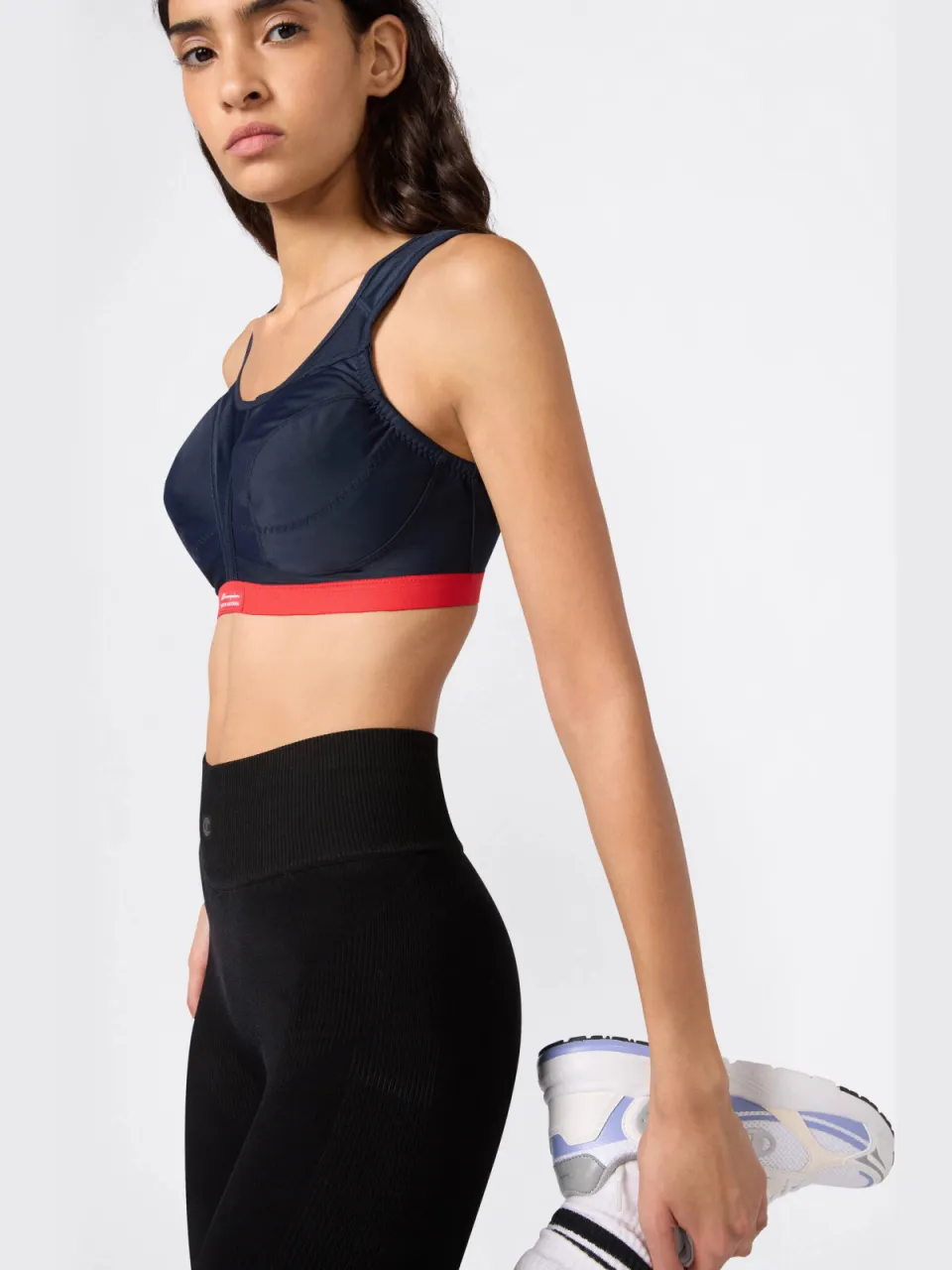 Shock Absorber level 4 sportbh Active D+ Classic donkerblauw, foto 4