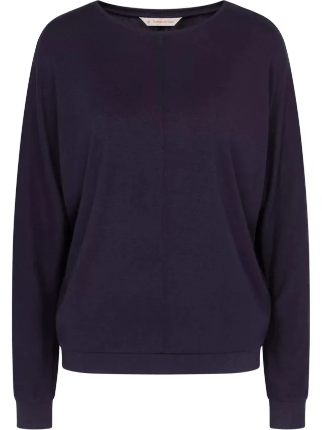 Triumph Cozy Comfort Top 01 Dames Loungeweartrui - Paars