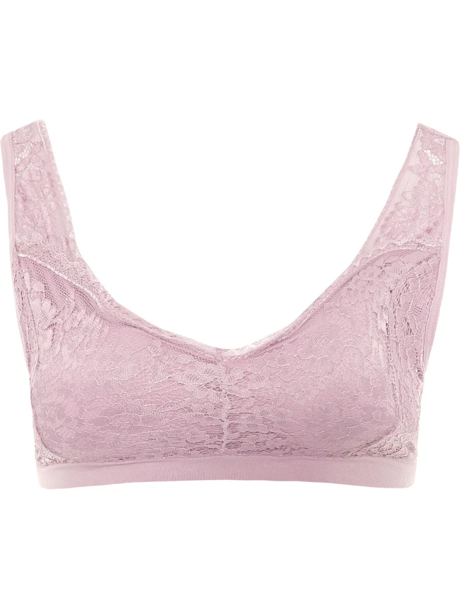 Yours Kanten Bralette Zonder Naden In Rozesize 46-48, foto 2