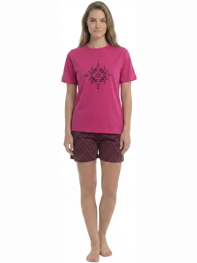 Kisses&Love Kisses And Love KL40000 pyjamaset roze