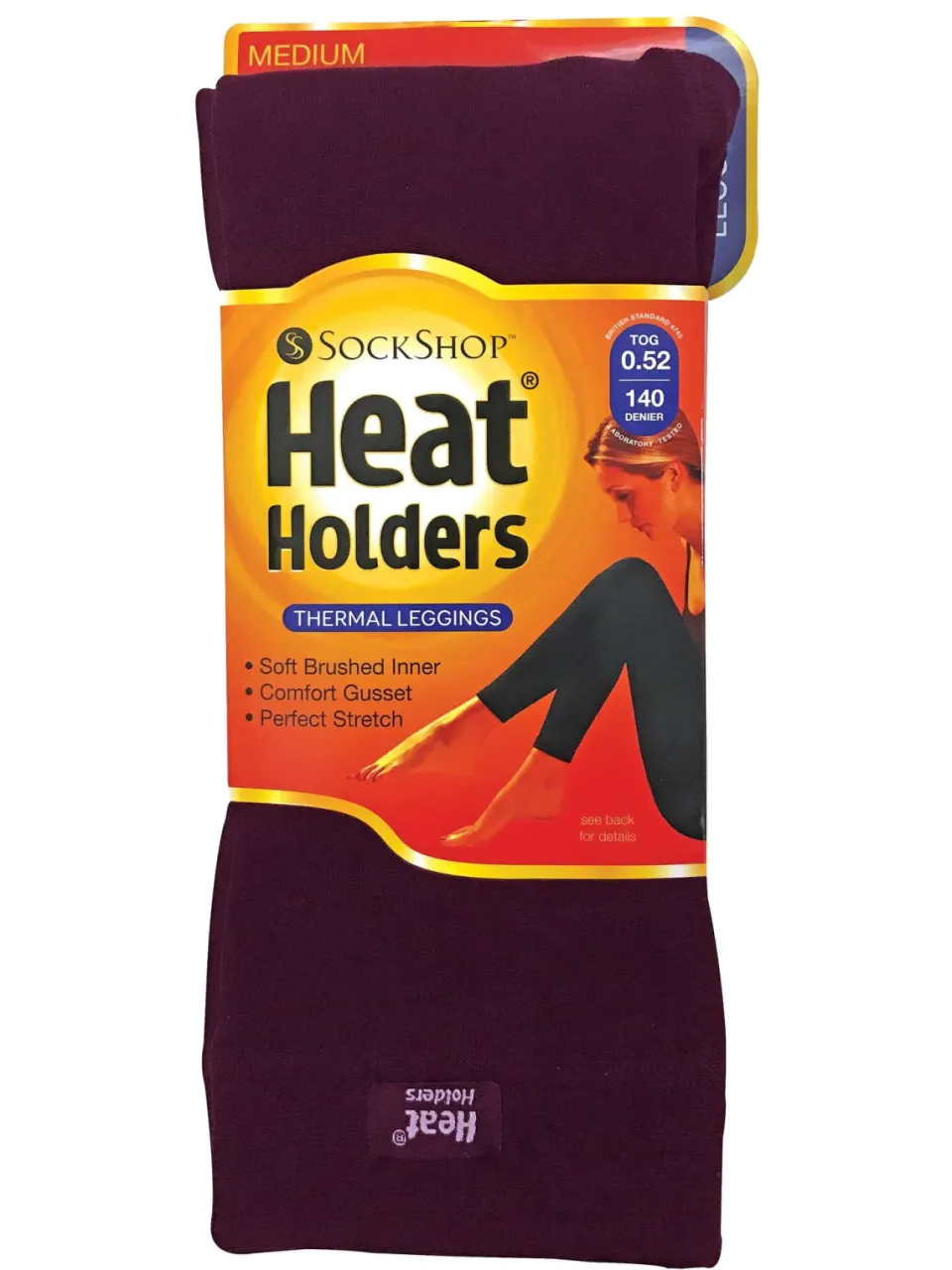 Heat Holders Dikke thermo winterlegging voor dames - Paars, foto 2