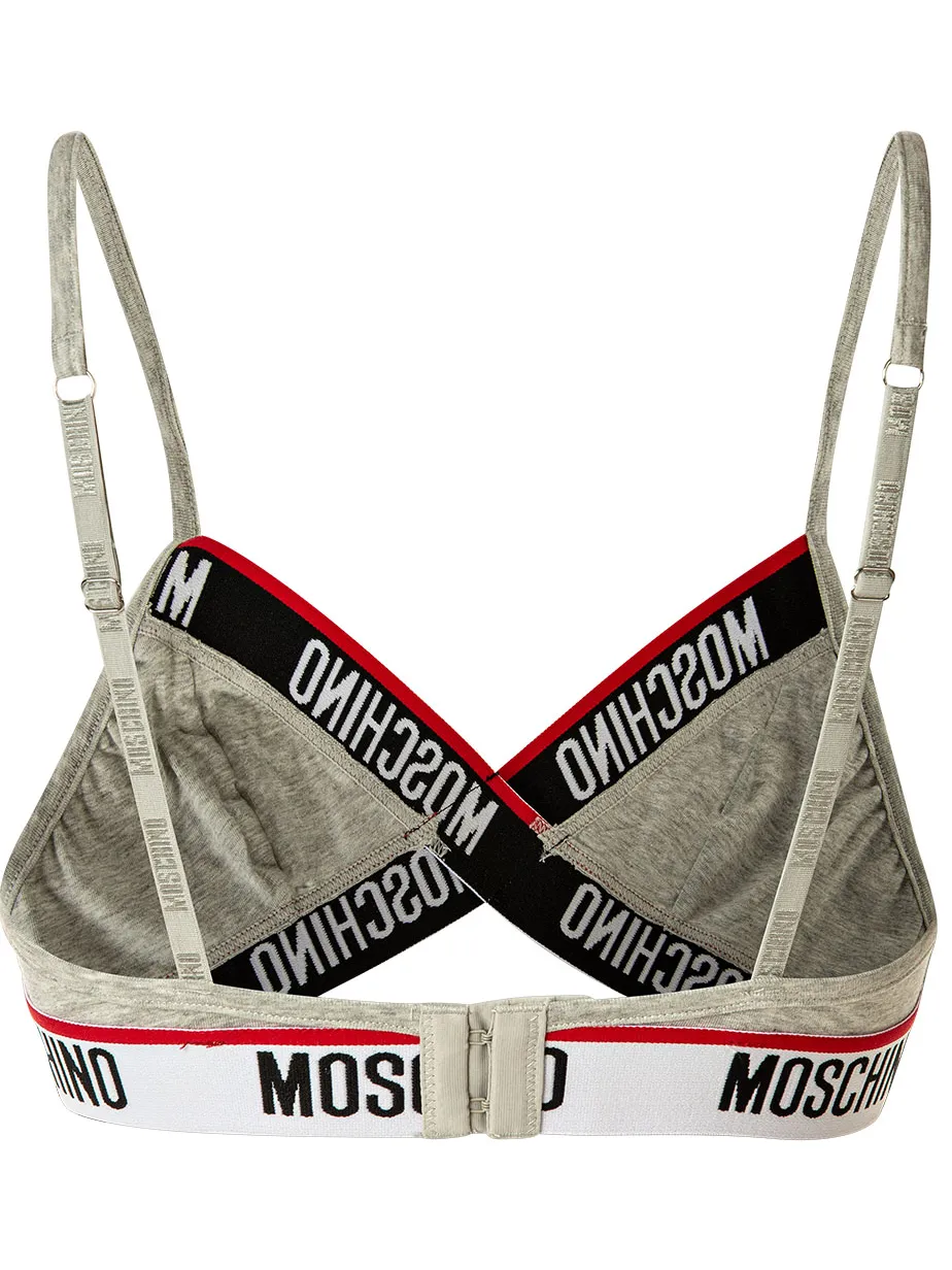 Moschino Beha Katoen Stretch grijs, foto 2