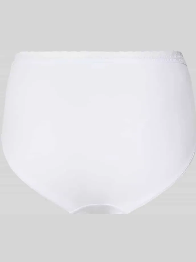 Schiesser Slim fit slip van katoenmix in set van 3 wit, foto 2