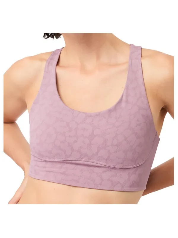 mandala Sports Bra Printed sportbeha roze Beige/Roze