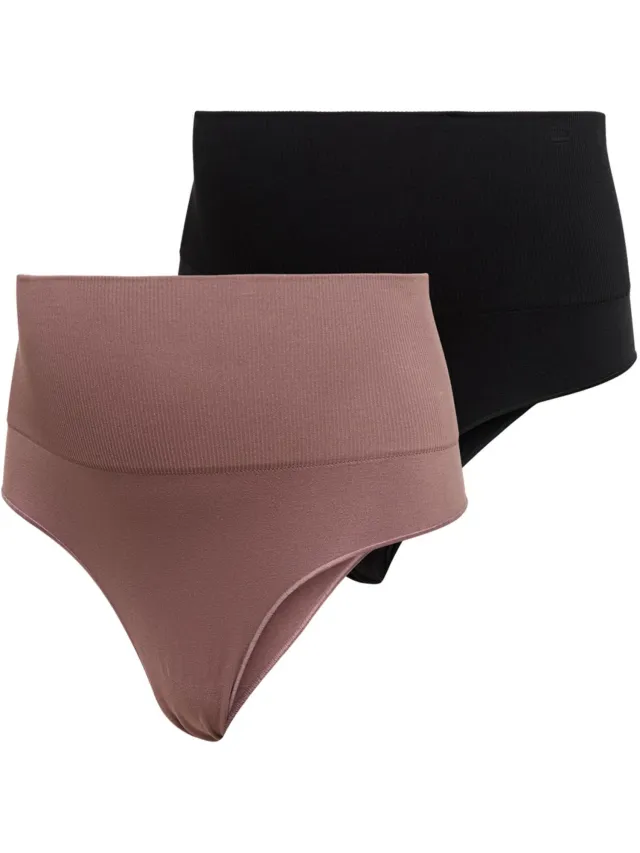 Mamalicious Mama Licious Slip MLILJA 2-pack Slip Rose Taupe 1