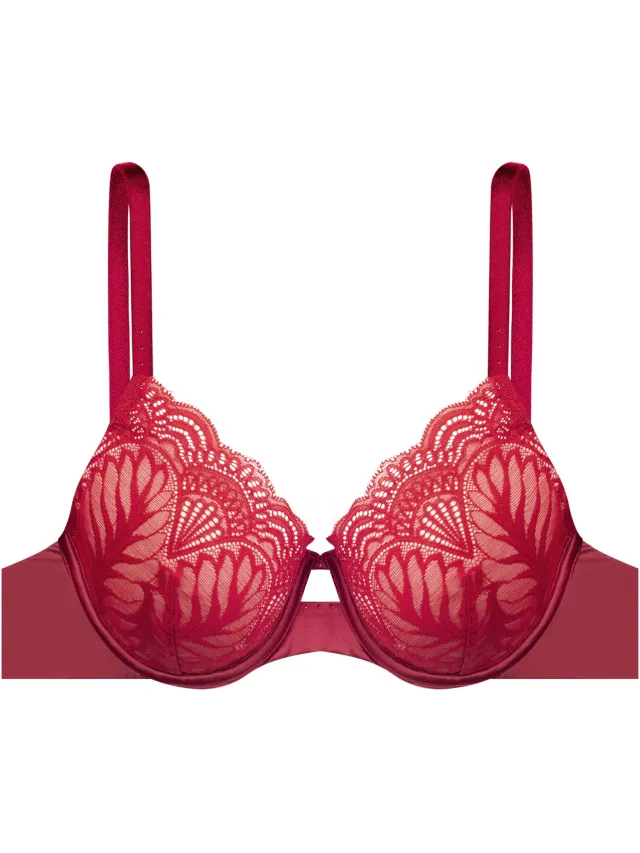 ESOTIQ Isabelle - Push-upbeha - Rood - Kant - Beugel