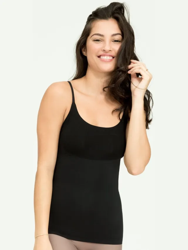 Spanx Thistincts 2.0 Convertible Cami top - Zwart