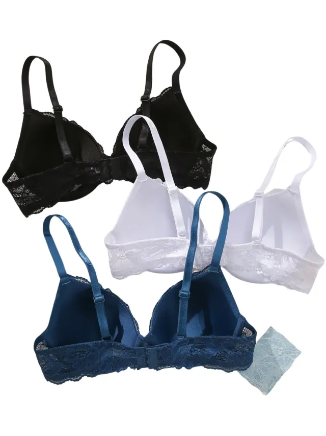 Currero BH Zonder Beugel - Strapless - Zonder Bandjes - Met Voorsluiting - Push-up Bh's - Comfort Beha - Comfortabel - Grote Sluiting - Veelkleurig E - Cupmaat