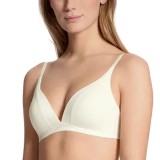 Calida Cate triangle soft-bra beige Zwart,Wit,Beige