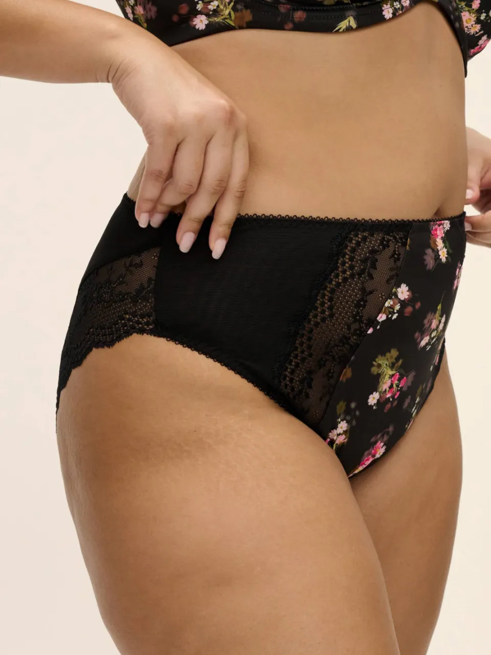 Elomi Lucie maxislip zwart, foto 4