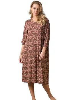 Trofé Trofe Flora Long Sleeve Nightdress Versch.kleure/Patroon
