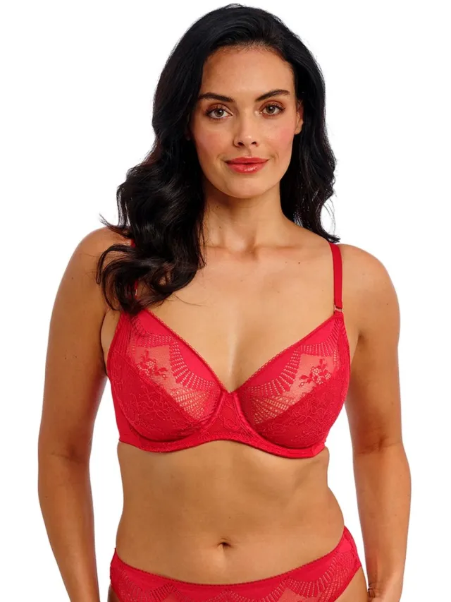 Wacoal Sensu Lace Beugel BH Salsa Rood