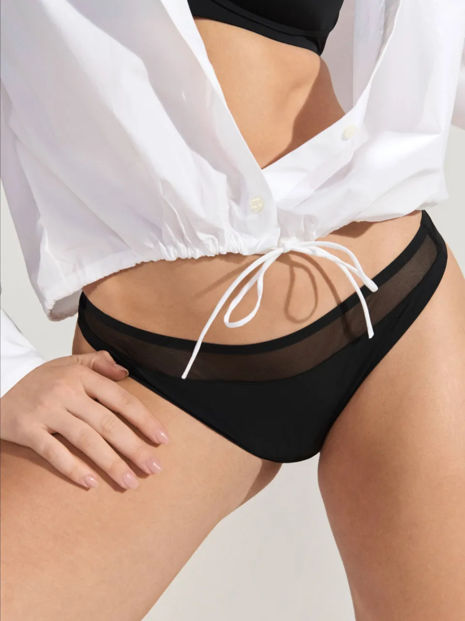 Marie Jo Louie seamless string zwart, foto 6