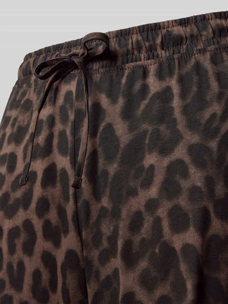 Jake*s Casual Regular fit pyjamabroek van puur katoen donkerbruin, foto 2