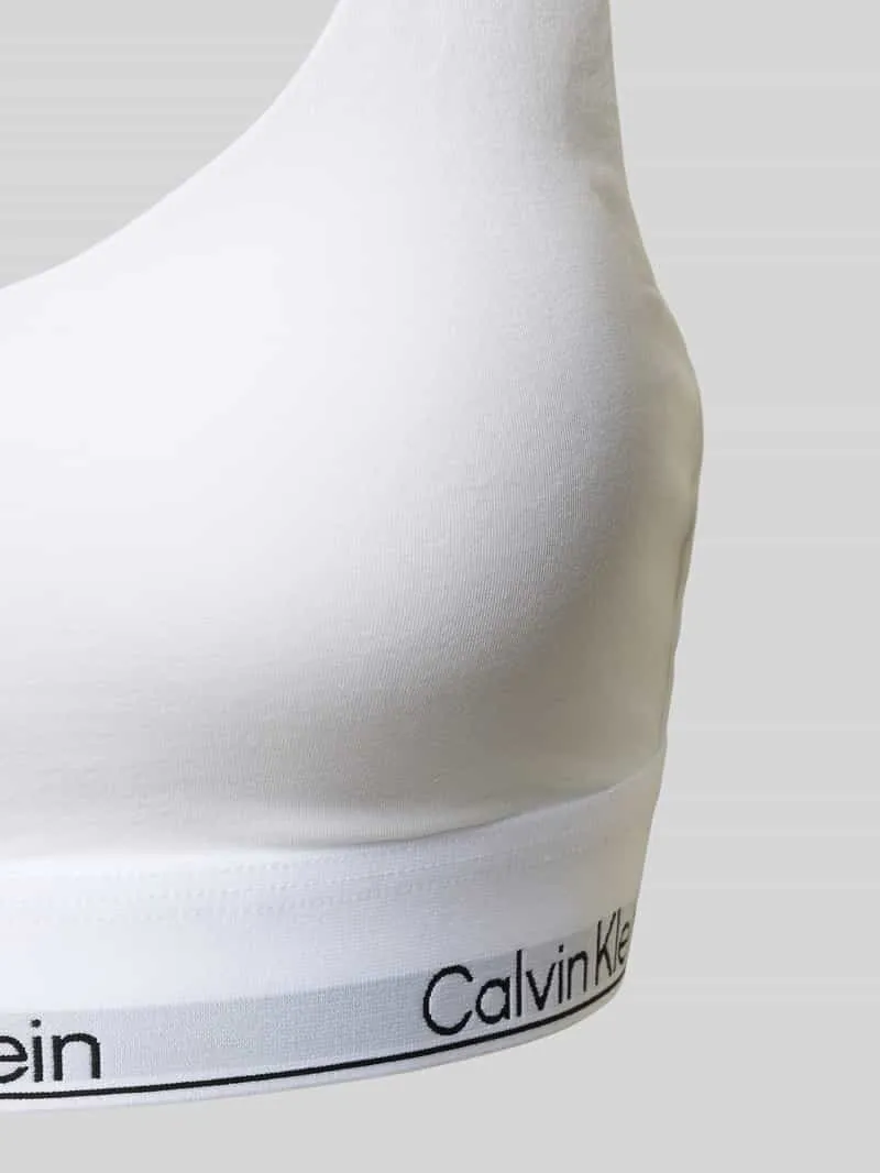 Calvin Klein Bralette met logostitching wit, foto 3