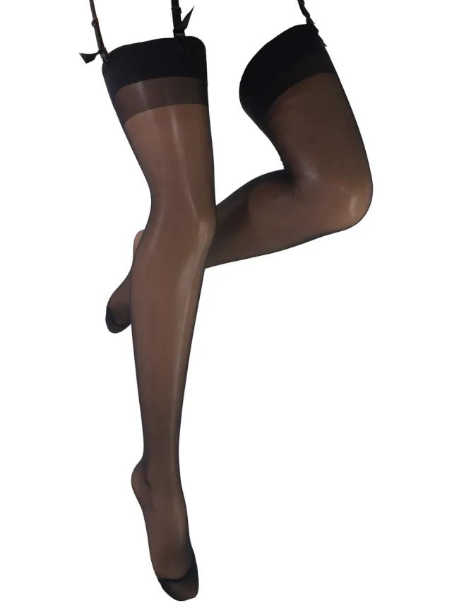 Trasparenze Panty’s/Kousen Trasparenze Calza Da Reggicalze 20 Denari Sara Zwart