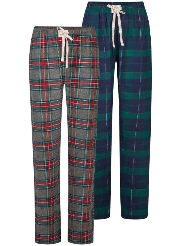 happy shorts Vrouwen Pyjama broek Christmas Donkerblauw