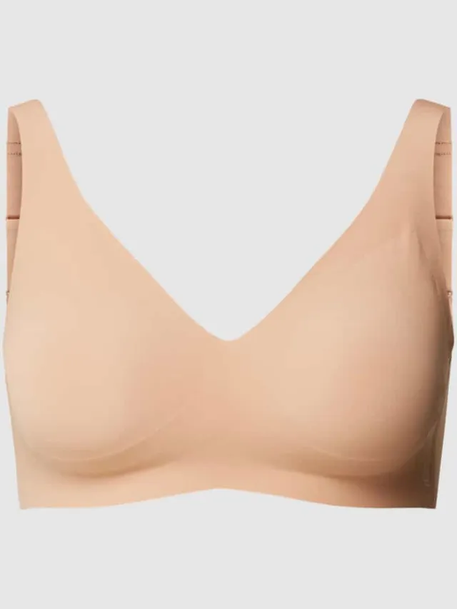 Sloggi Bralette met haakjessluiting, model 'ZERO FEEL 2.0' Beige