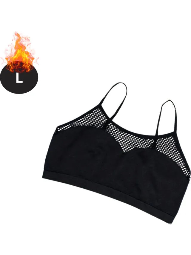Bovista BH Zonder Beugel - Zonder Bandjes - Push-up Bh's - Comfort Beha - Comfortabel - Sexy - Zwart